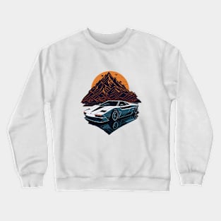 Lamborghini Diablo Vintage Car Crewneck Sweatshirt